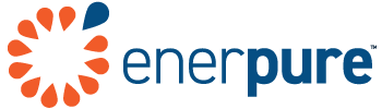 EnerPure logo appears set in the colours blue and orange.